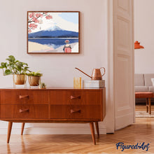 Cargar imagen en el visor de la galería, Pintar Por Números - Buscando En El Monte Fuji - Figuredart - Flores Paisajes