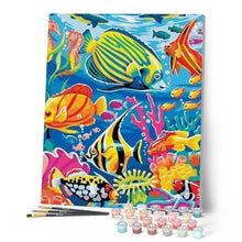 Cargar imagen en el visor de la galería, Pintar Por Números - El Mundo Submarino - Figuredart - Animales