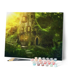 Cargar imagen en el visor de la galería, Pintar Por Números - La Luz Del Sol Bosque - Figuredart - Árboles