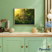 Cargar imagen en el visor de la galería, Pintar Por Números - La Luz Del Sol Bosque - Figuredart - Árboles