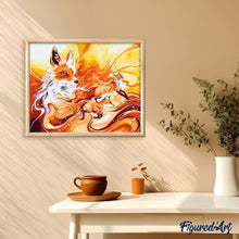 Cargar imagen en el visor de la galería, Pintar Por Números - Tres Zorros - Figuredart - Animales Zorros