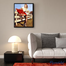 Cargar imagen en el visor de la galería, Pin-up vintage con valla