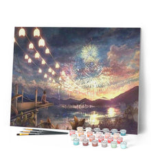 Cargar imagen en el visor de la galería, Pintar Por Números - Temporada De Fuegos Artificiales - Figuredart - Paisajes
