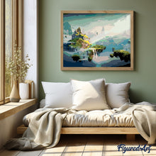 Cargar imagen en el visor de la galería, Pintar Por Números - Montañas Del Arco Iris - Figuredart - Deseos De Otros Lugares Montañas Paisajes
