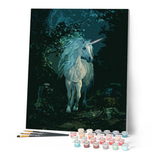Cargar imagen en el visor de la galería, Pintar Por Números - Unicornio Blanco - Figuredart - Paisajes