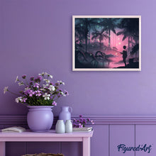 Cargar imagen en el visor de la galería, Pintar Por Números - Pesca De La Noche - Figuredart - Paisajes