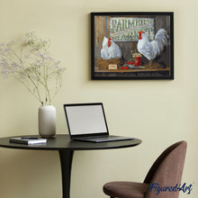 Cargar imagen en el visor de la galería, Gallinas en la granja