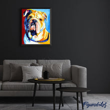 Cargar imagen en el visor de la galería, Pintar Por Números - Perro De Color 7 - Figuredart - Animales Perros Pop Art