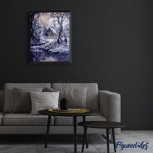 Cargar imagen en el visor de la galería, Casa y río en invierno