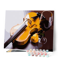 Cargar imagen en el visor de la galería, Violín y copa de vino