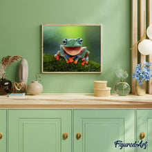 Cargar imagen en el visor de la galería, Pintar Por Números - Pequeña Rana - Figuredart - Animales Ranas