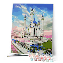 Cargar imagen en el visor de la galería, Gran monumento blanco y azul