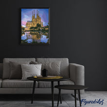 Cargar imagen en el visor de la galería, Catedral y reflejo del lago