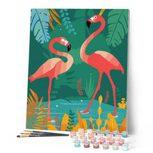 Cargar imagen en el visor de la galería, Flamencos en el agua