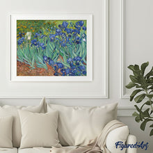 Cargar imagen en el visor de la galería, Pintar Por Números - Van Gogh Iris 1 - Figuredart - Flores Reproducción De Obras De Arte Van Gogh