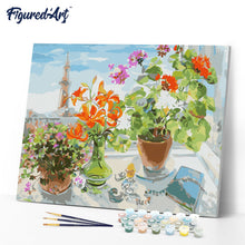 Cargar imagen en el visor de la galería, Flores en el alféizar de la ventana