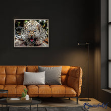 Cargar imagen en el visor de la galería, Pintar Por Números - Leopardo Madre Rugidos - Figuredart - Animales