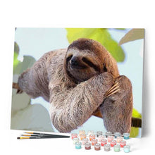 Cargar imagen en el visor de la galería, Pintar Por Números - Perezoso - Figuredart - Animales