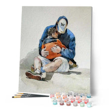 Cargar imagen en el visor de la galería, Pintar Por Números - Padre E Hijo 1 - Figuredart - Retrato
