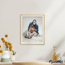 Cargar imagen en el visor de la galería, Pintar Por Números - Padre E Hijo 1 - Figuredart - Retrato