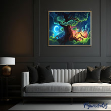 Cargar imagen en el visor de la galería, Pintar Por Números - Iluminación Del Árbol - Figuredart - Novedades Paisajes Árboles