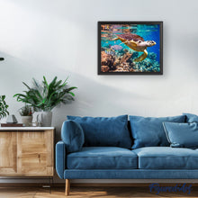 Cargar imagen en el visor de la galería, Pintar Por Números - Tortugas En Su Ambiente - Figuredart - Animales Novedades