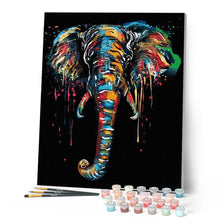 Cargar imagen en el visor de la galería, Pintar Por Números - Pintura De Elefante - Figuredart - Animales Elefantes Novedades