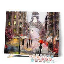 Cargar imagen en el visor de la galería, Pintar Por Números - Calles De París - Figuredart - Ciudades Novedades