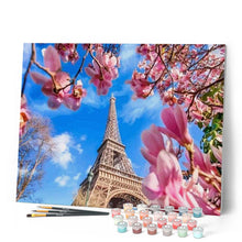 Cargar imagen en el visor de la galería, Pintar Por Números - Torre De La Magnolia - Figuredart - Ciudades Flores