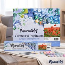 Cargar imagen en el visor de la galería, Pintar Por Números - Amapolas 1 - Figuredart - Flores Novedades Paisajes