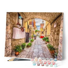 Cargar imagen en el visor de la galería, Pintar Por Números - Callejón Continental - Figuredart - Ciudades