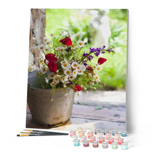 Cargar imagen en el visor de la galería, Pintar Por Números - En Maceta - Figuredart - Flores