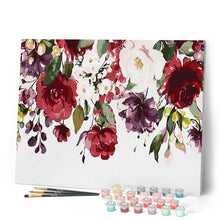 Cargar imagen en el visor de la galería, Pintar Por Números - Flores De La Acuarela - Figuredart - Flores