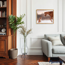 Cargar imagen en el visor de la galería, Pintar Por Números - Caballo Y Perro - Figuredart - Animales Caballos Perros