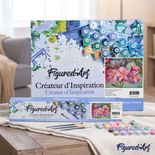 Cargar imagen en el visor de la galería, Pintar Por Números - Plumeria - Figuredart - Flores