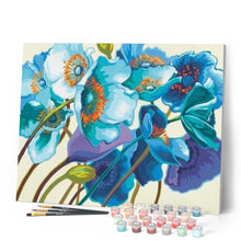 Cargar imagen en el visor de la galería, Pintar Por Números - Flor Azul - Figuredart - Flores