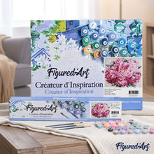 Cargar imagen en el visor de la galería, Pintar Por Números - Pink Peony - Figuredart - Flores