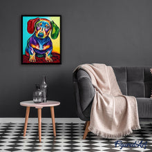 Cargar imagen en el visor de la galería, Pintar Por Números - Perro Color 2 - Figuredart - Animales Perros Pop Art