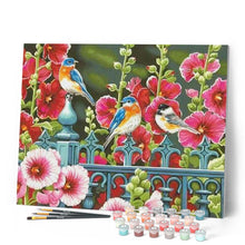 Cargar imagen en el visor de la galería, Pintar Por Números - Barandilla De Pájaros - Figuredart - Animales Flores Pájaros