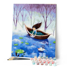 Cargar imagen en el visor de la galería, Pintar Por Números - Pequeño Barco De Papel - Figuredart - Barcos