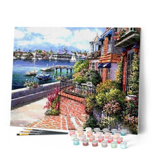 Cargar imagen en el visor de la galería, Pintar Por Números - Esquina Del Puerto - Figuredart - Paisajes