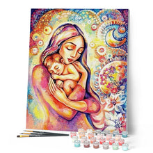 Cargar imagen en el visor de la galería, Pintar Por Números - Brazos De Su Madre - Figuredart - Romanticismo