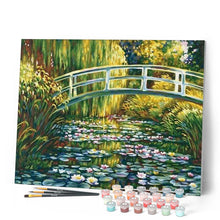 Cargar imagen en el visor de la galería, Pintar Por Números - Estanque De Nenúfares - Figuredart - Paisajes