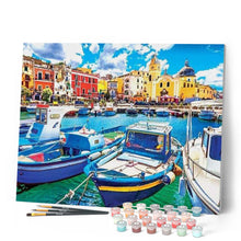 Cargar imagen en el visor de la galería, Pintar Por Números - Pequeños Barcos Pesqueros - Figuredart - Avanzado, Barcos, Novedades