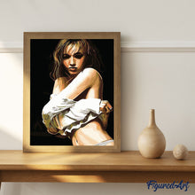 Cargar imagen en el visor de la galería, Pintar Por Números - Dispuesta A Desnudarse - Figuredart - Desnudos Romanticismo