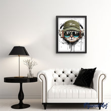 Cargar imagen en el visor de la galería, Pintar Por Números - Gato Cool - Figuredart - Animales, Gatos, Intermedio, Novedades