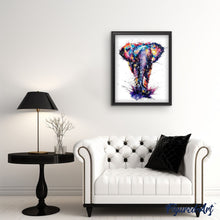 Cargar imagen en el visor de la galería, Pintar Por Números - Elefante Acrílico Asiático - Figuredart - Animales, Avanzado, Elefantes, Novedades