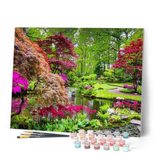 Cargar imagen en el visor de la galería, Pintar Por Números - Parque Precioso - Figuredart - Avanzado, Flores, Novedades, Paisajes