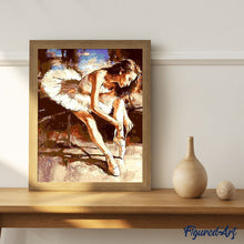 Cargar imagen en el visor de la galería, Pintar Por Números - Zapatillas De Ballet - Figuredart - Baile