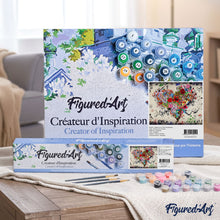 Cargar imagen en el visor de la galería, Pintar Por Números - Flores de Amor - Figuredart - Avanzado, Flores, Novedades